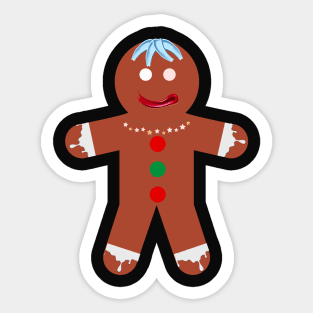 Gingerbread man Sticker
